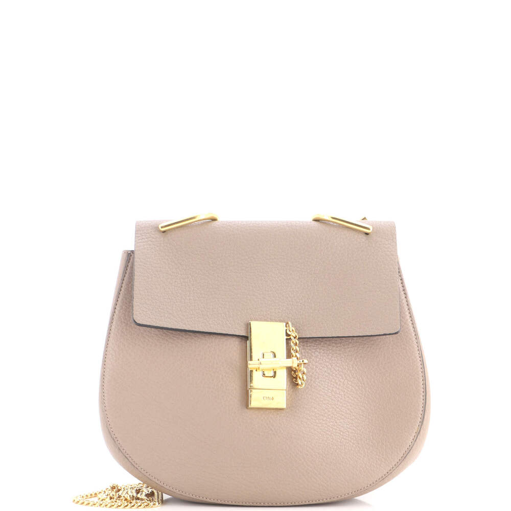 Chloe Small Drew Crossbody Bag Leather